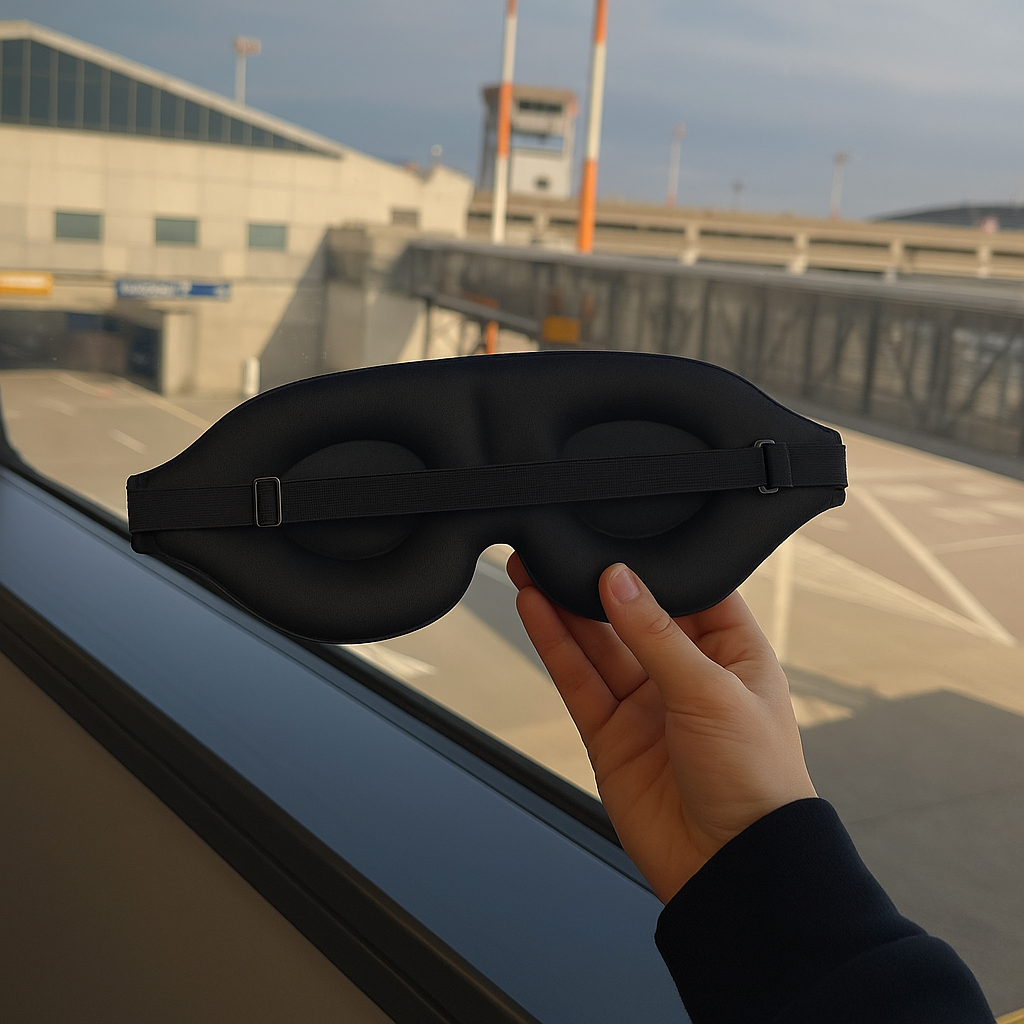 [DreamEase] 3D Sleep Mask – Eye Mask for Sleeping, Block Out Light, Ultra Soft for Women & Men, Travel, Nap & Bedtime Use