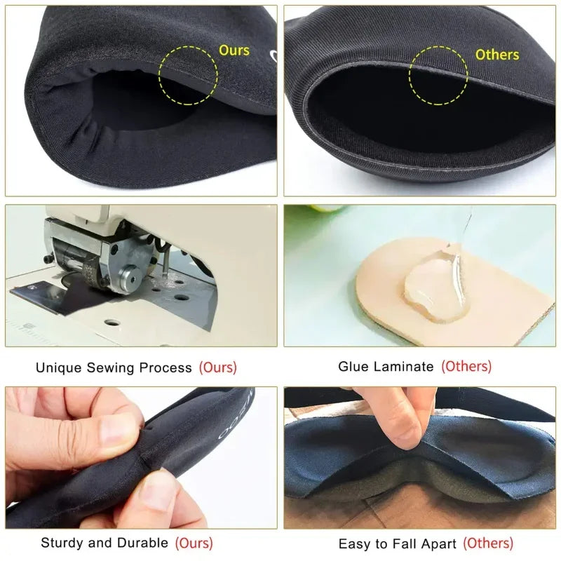 [DreamEase] 3D Sleep Mask – Eye Mask for Sleeping, Block Out Light, Ultra Soft for Women & Men, Travel, Nap & Bedtime Use